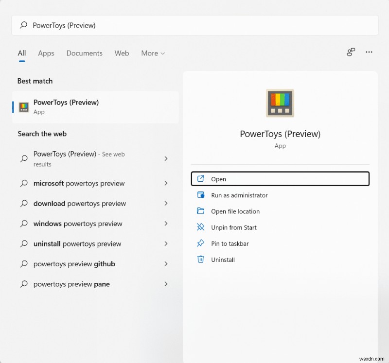 Windows 11 で PowerToys を使用する方法 