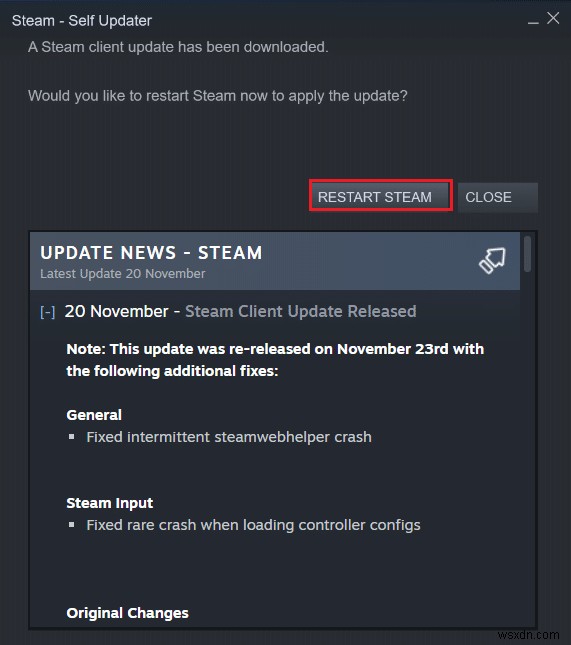 Steam 画像のアップロードに失敗した問題を修正 