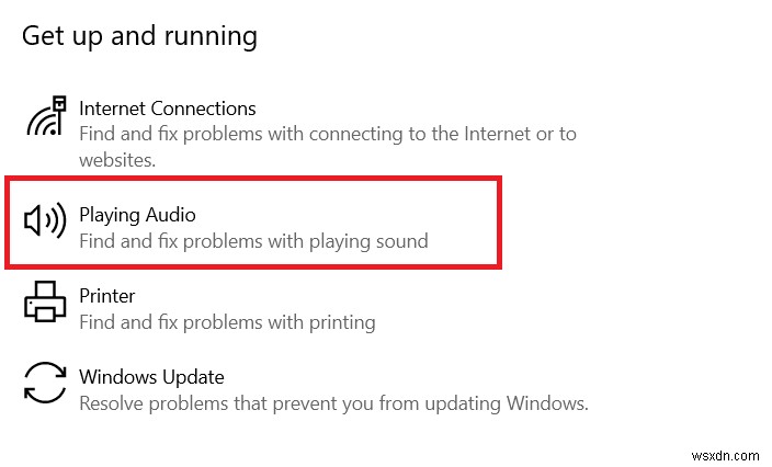 オーディオ デバイスがインストールされていない Windows 10 を修正する