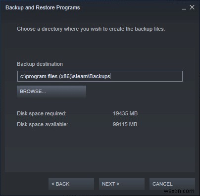 Steam ゲームをバックアップする方法 