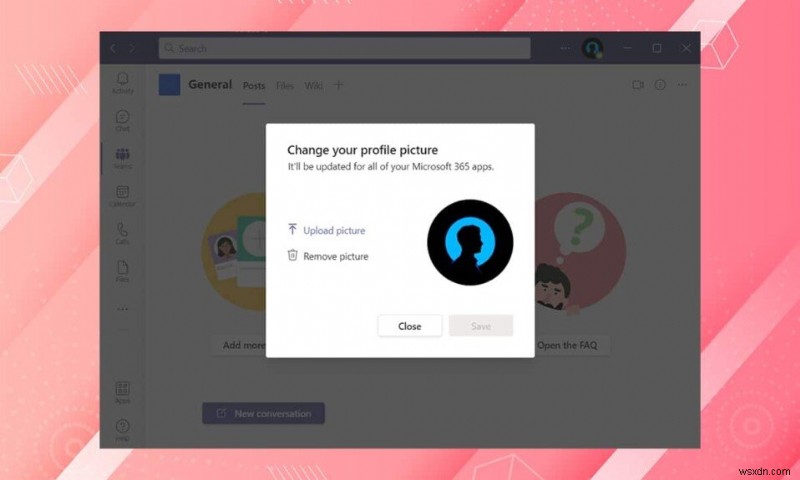 Microsoft Teams プロフィールのアバターを変更する方法 