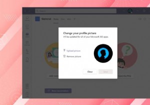 Microsoft Teams プロフィールのアバターを変更する方法 