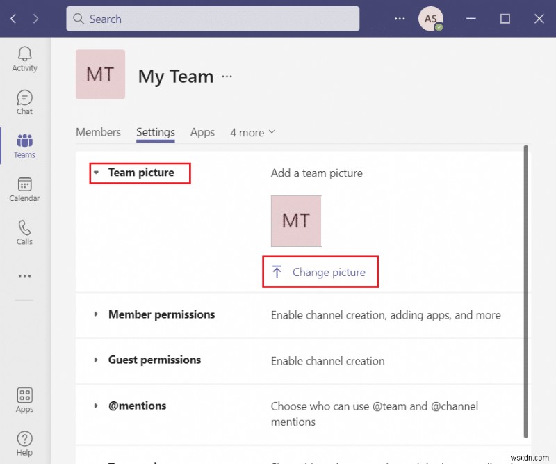 Microsoft Teams プロフィールのアバターを変更する方法 