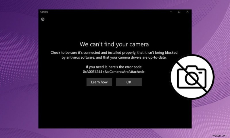 Windows 10 でノートパソコンのカメラが検出されない問題を修正