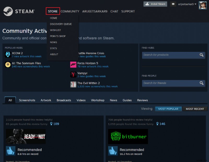 Steam プロフィール画像を変更する方法 