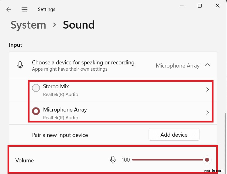 Windows 11 でマイクの音量が小さい問題を解決する