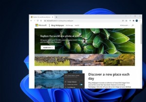 Windows 11 用の Bing 壁紙をダウンロードしてインストールする方法