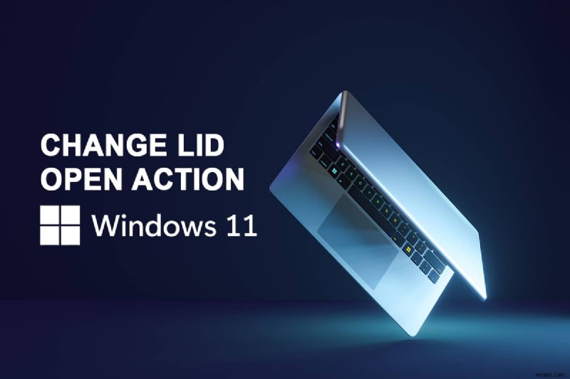 Windows 11で蓋を開くアクションを変更する方法 