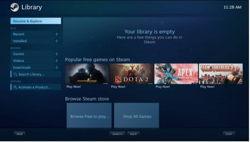 Kodi から Steam ゲームをプレイする方法