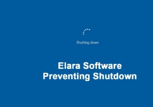 シャットダウンを妨げている Elara ソフトウェアを修正する方法