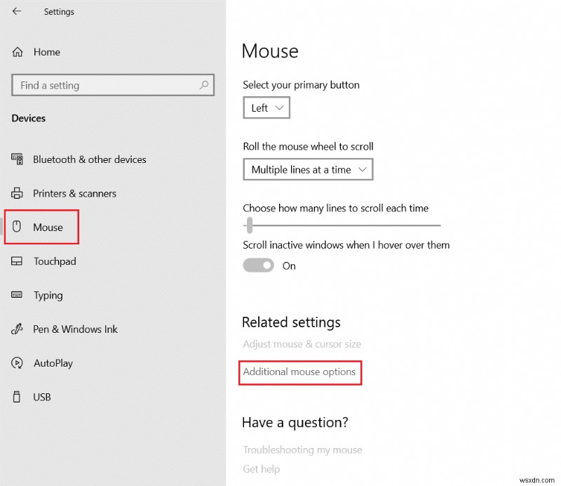 Windows 10 でマウス アクセラレーションを無効にする方法