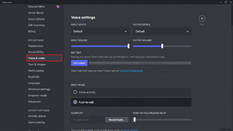 Discordでプッシュツートークを使用する方法 