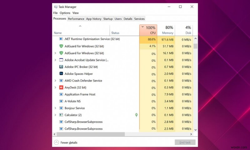 .NET ランタイム最適化サービスの高い CPU 使用率を修正 