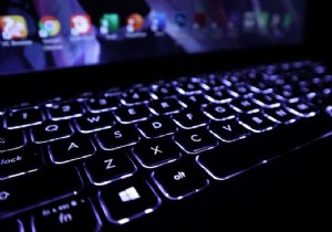 DellノートPCのキーボードバックライトを有効化・常時点灯させる方法