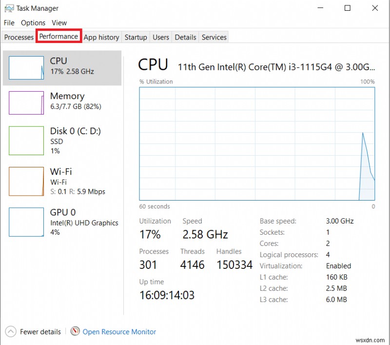 Windows 10 で VRAM の容量を確認する方法