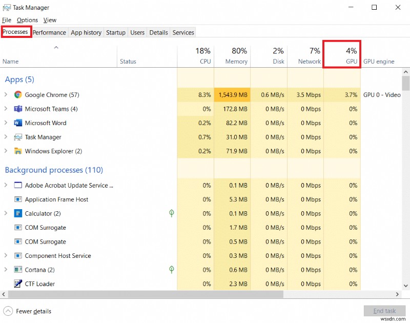 Windows 10 で VRAM の容量を確認する方法