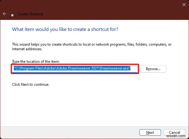 Windows 11 でデスクトップ ショートカットを作成する方法 