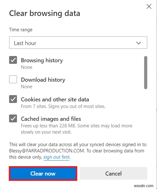 Windows 10 で Microsoft Edge ERR NETWORK CHANGED を修正する