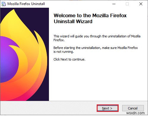 Firefox が応答しない問題を修正 