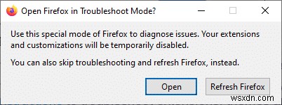 Firefoxがすでに実行されている問題を修正 