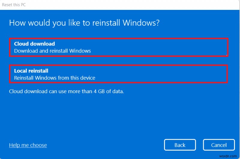 Windows 11をリセットする方法 