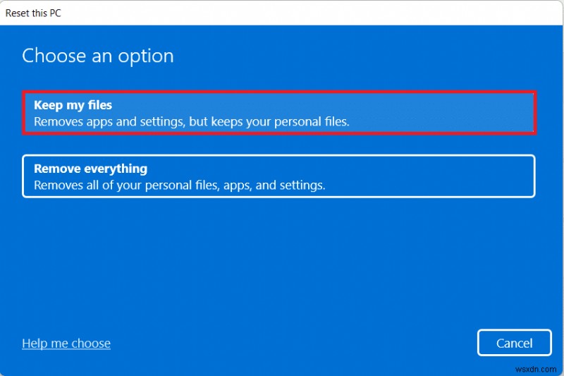 Windows 11をリセットする方法 