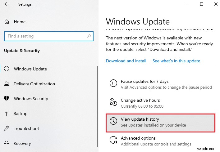 Windows Update ダウンロード 0x800f0984 2H1 エラーを修正 