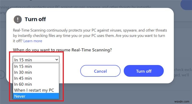 Windows 10でウイルス対策を一時的に無効にする方法 