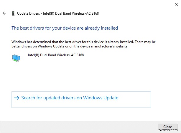 Windows 10 でネットワーク アダプター ドライバーを更新する方法 