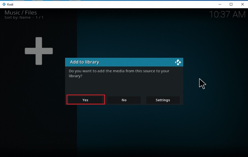 Kodi に音楽を追加する方法