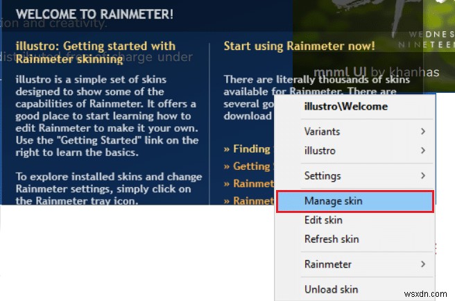 Windows 10でRainmeterデュアルモニタースキンを設定する方法 