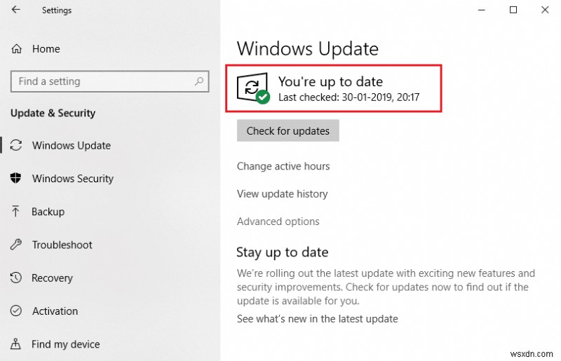 Windows 10 ファイル システム エラー 2147219196 を修正 