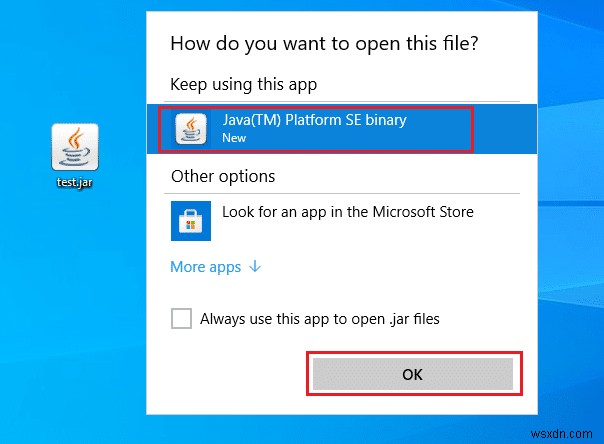 Windows 10 で JAR ファイルを開く方法 
