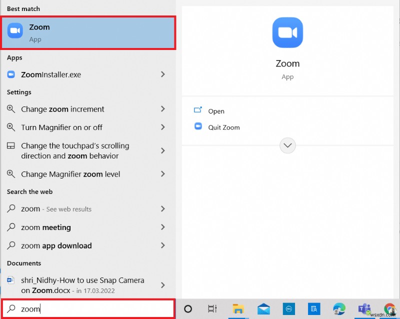 Windows 10 で Zoom の無効なミーティング ID エラーを修正する