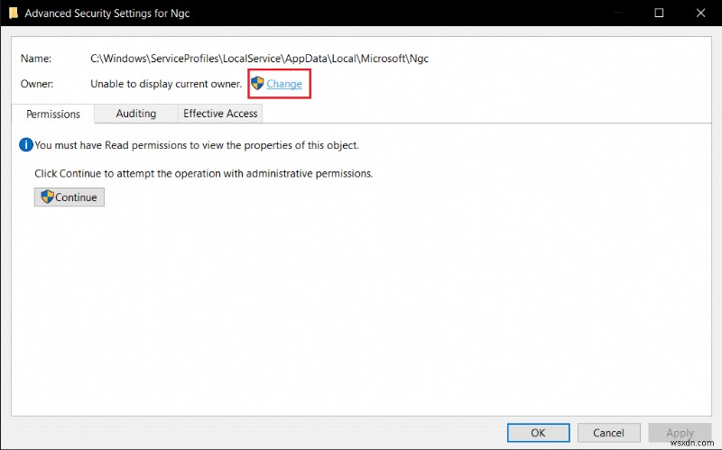 Windows 10 で Trusted Platform Module 80090016 エラーを修正 