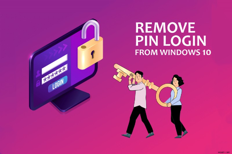 Windows 10 から PIN ログインを削除する方法 