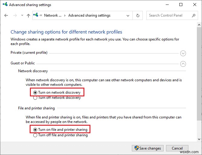 Windows 10 でネットワーク探索を有効にする方法 