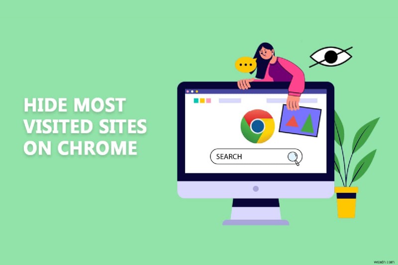 Google Chrome で最もアクセスの多いサイトを削除する方法 
