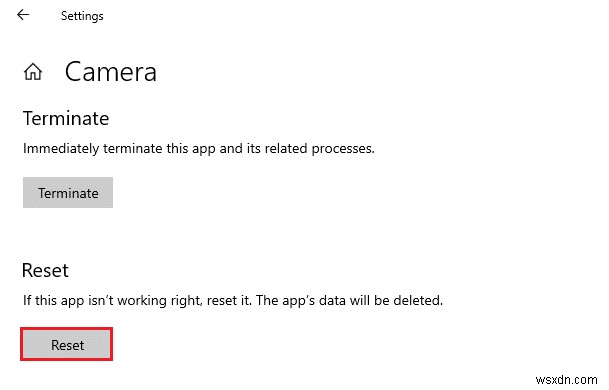Windows 10で別のアプリで使用中のカメラを修正 