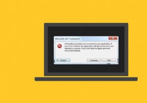 【Windows 10】「アプリケーションで未処理の例外が発生しました」エラーを解決する13の対処法