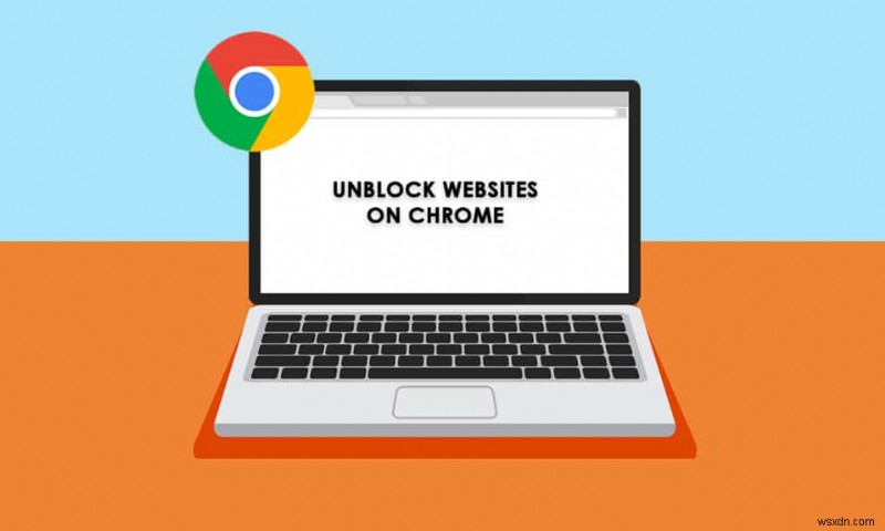 Windows 10 の Chrome で Web サイトのブロックを解除する方法 