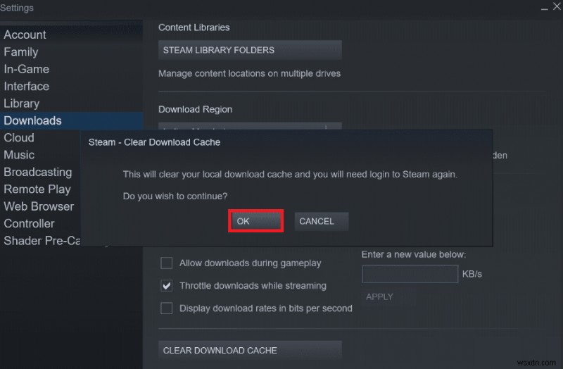 Steam でダウンロードしたファイルが見つからないというエラーを修正 