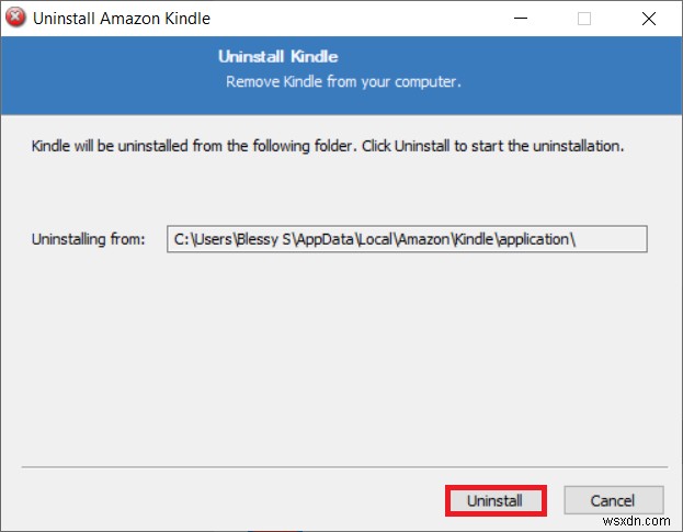 Amazon Kindle が PC に表示されない問題を修正