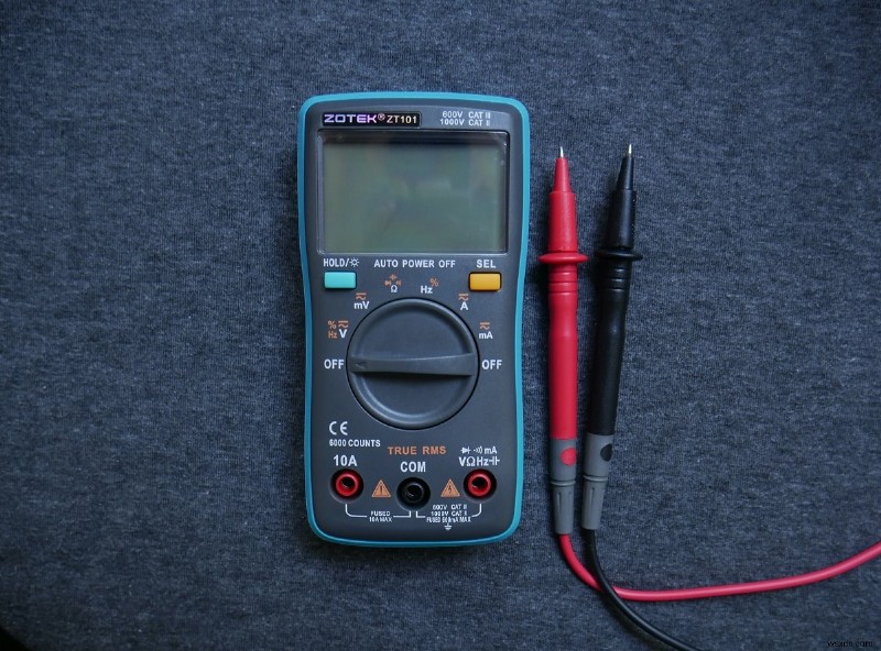 Multimeter で PSU をテストする方法