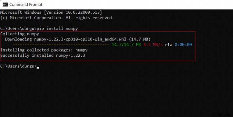 Windows 10 に NumPy をインストールする方法 