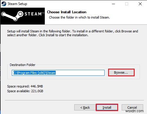 Windows 10 で欠落している steam_api64.dll を修正