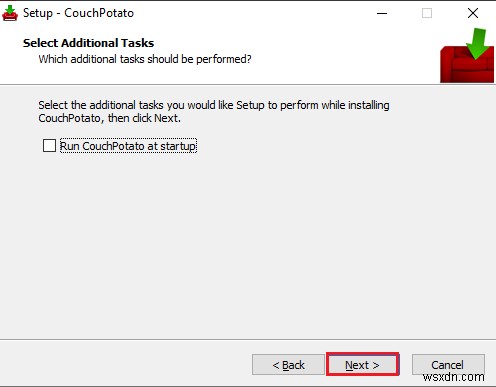Windows 10 で CouchPotato をセットアップする方法 