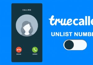 Truecaller から番号を非公開にする方法 