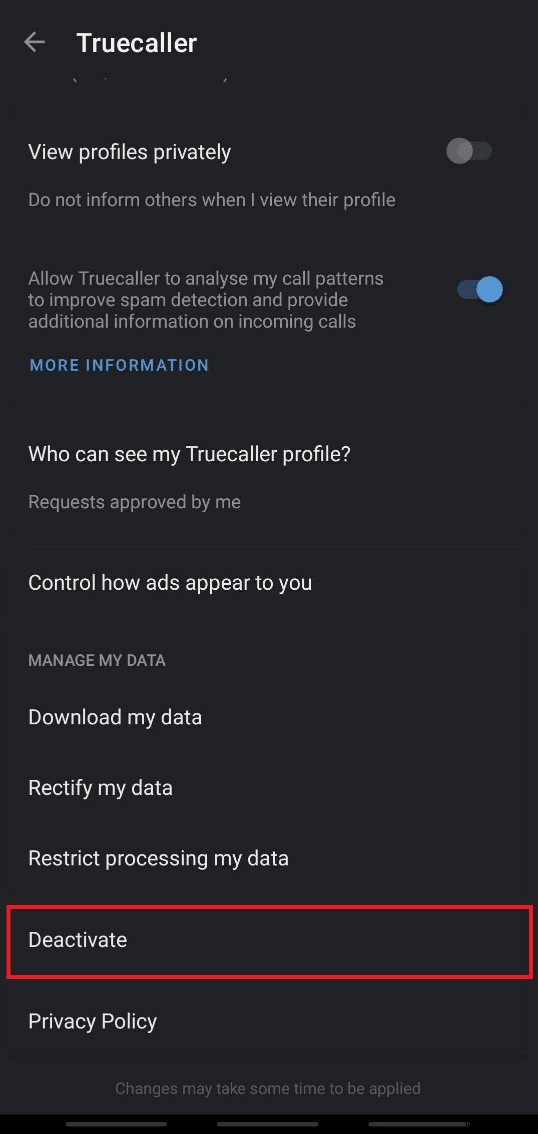 Truecaller から番号を非公開にする方法 