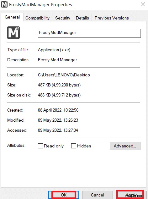 Frosty Mod Manager が Windows 10 でゲームを起動しない問題を修正 